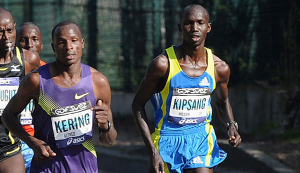 Der Kenianer Wilson Kipsang lief die 42,195 km in 2:03:23 Stunden
