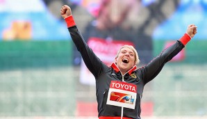Speerwurf-Weltmeisterin Christina Obergföll wurde zum "Champion des Jahres" 2013 gewählt
