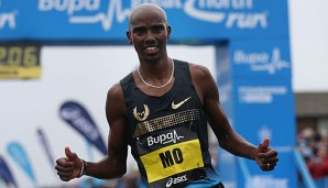 Mo Farah wird in seiner Heimatstadt London sein Marathon-Debüt geben