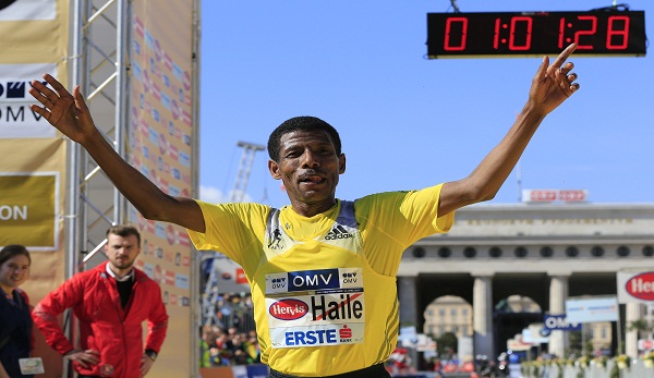 Haile Gebrselassi hielt von 2007 bis 2011 den Weltrekord im Marathon