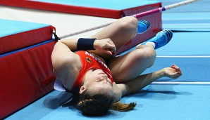 Silke Spiegelburg verletzte sich während des Wettkampfs