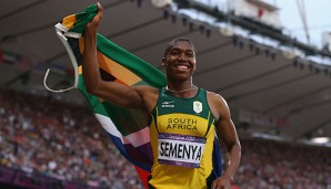 Caster Semenya gewann 2012 bei den Olympischen Spielen in London Silber