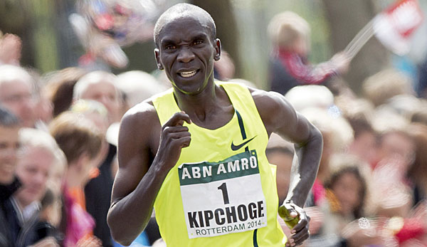 Eliud Kipchoge absolvierte erst seinen vierten Marathon
