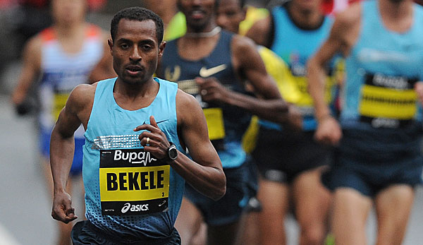 Kenenisa Bekele hat in Chicago die Verbesserung des Weltrekords vor Augen