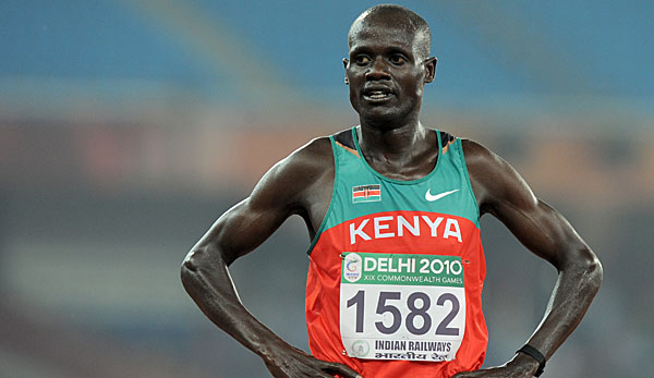 Der Kenianer Mark Kiptoo gewann den Marathon in Frankfurt