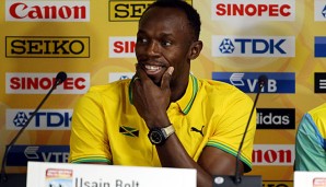 Sprint-Superstar Usain Bolt würde das Wort "Bescheidenheit" am liebsten aus dem Duden entfernen