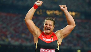 Nach 16 Jahren hat Deutschland wieder eine Weltmeisterin im Kugelstoßen