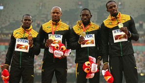 Usain Bolt (r.) und Co. droht ein Doping-Skandal