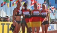 Die deutsche 4x100 Meter Staffel hat Chancen auf eine Medaille