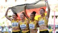 Im vergangenen Jahr gewann die 4x100m Staffel der Frauen bei der Leichtathletik-WM in Eugene die Bronzemedaille.