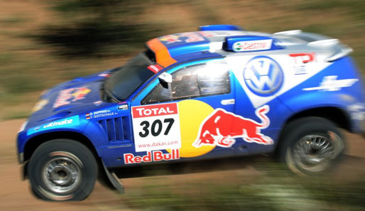Dieter Depping hat im VW Race Touareg seine Aufholjagd bei der Rallye Dakar fortgesetzt
