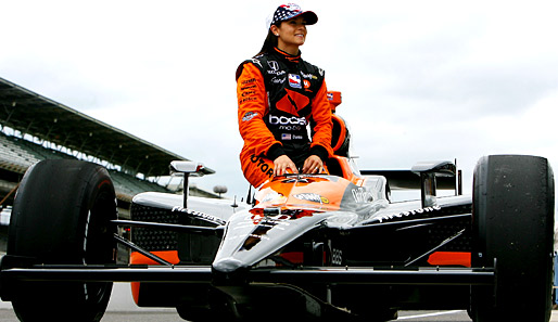 Danica Patrick gewann am 20. April 2008 als erste Frau ein Rennen der IndyCar Series