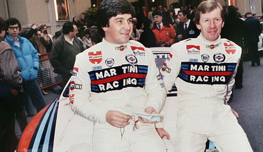 Walter Röhrl (r.) und sein Teamkollege Christian Geistdorfer 1983 in Monaco