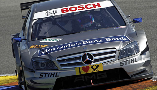 Bruno Spengler in seinem Mercedes-Fahrzeug