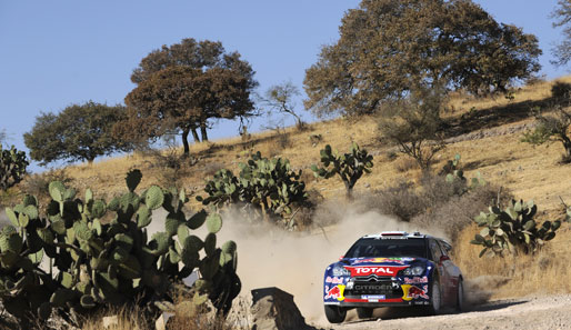 Sebastien Loeb hat bei der Mexiko-Rallye die Führung übernommen