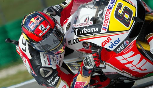 Beim Rennen in Assen stürzte Stefan Bradl erstmals in seiner Moto-GP-Karriere