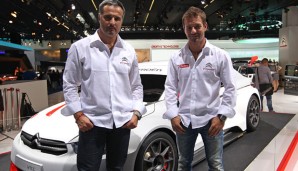 Yvan Muller (l.) und Sebastien Loeb (r.) werden 2014 gemeinsam für Citroën fahren