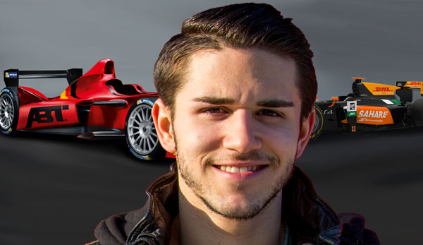 Daniel Abt startet 2014 in zwei Serien - der neuen Formel E und für Force Indias Partner in der GP2