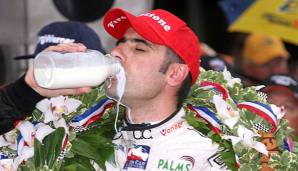 Der Sieger beim Indy 500 bekommt traditionell eine Flasche Milch.