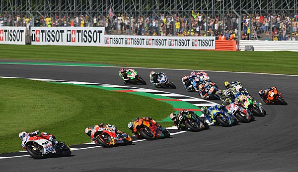 Die Rennserie Moto-GP wird bis mindestens 2020 in Silverstone an den Start gehen