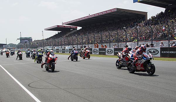 Die MotoGP macht seit 2000 jedes Jahr Halt in Le Mans.