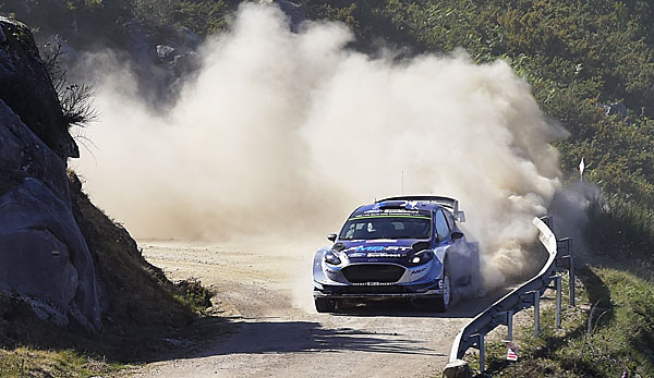 Ford-Pilot Ott Tänak sicherte sich am zweiten Tag der Rallye Portugal die Führung
