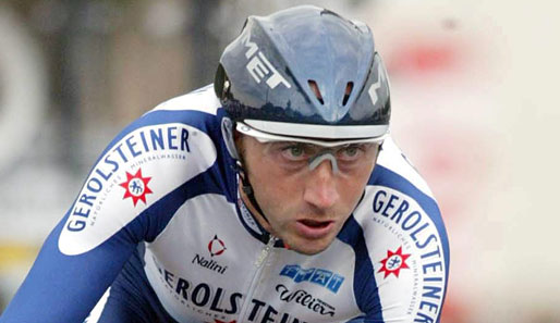 Davide Rebellin ist von 2002 bis 2008 für das deutsche Gerolsteiner-Team gefahren