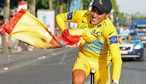 Alberto Contador führt nach seinem Sieg bei der Tour de France weiter die Weltrangliste an