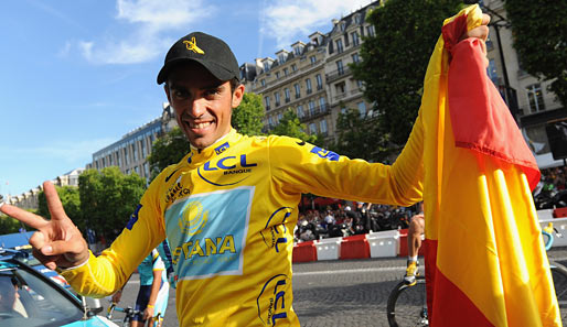 Alberto Contador siegte im Sommer zum zweiten Mal nach 2007 bei der Tour de France