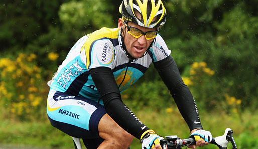 Bei seiner Comeback-Tor-de-France landete Lance Armstrong im Sommer auf Rang drei