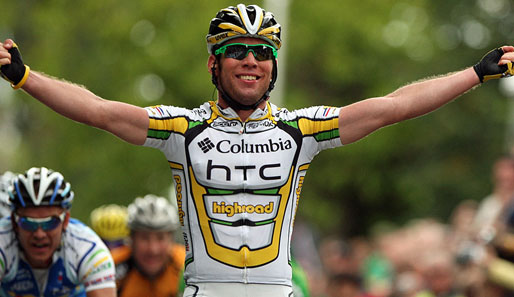 Columbia-Sprinter Mark Cavendish gewann bei der Tour de France 2009 sechs Etappen