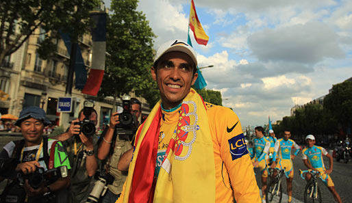 Alberto Contador gewann die Tour bereits zum dritten Mal