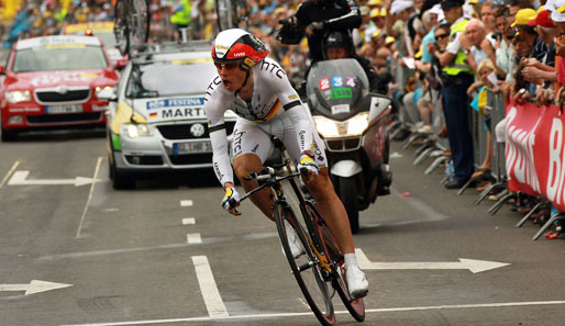 Tony Martin holte bei der Tour de France das Weiße Trikot