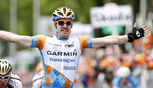 Tyler Farrar gewann 2010 zwei Etappen beim Giro d'Italia