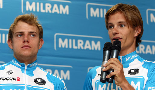 Linus Gerdemann und Gerald Ciolek fahren seit 2009 für das Team Milram