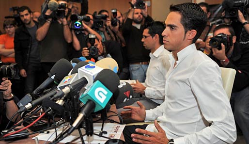 Alberto Contador beteuert nach den Doping-Vorwürfen nach wie vor seine Unschuld
