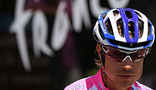 Damiano Cunego setzte sich an die Spitze des Klassements bei der Tour de Suisse