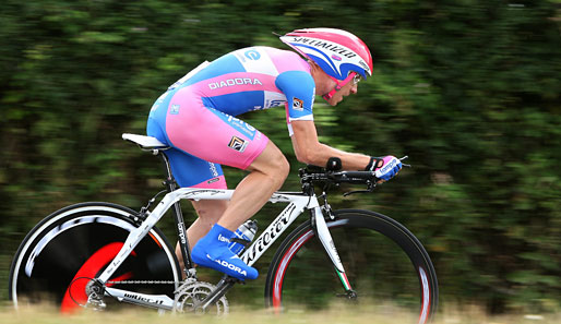 Damiano Cunego steht nach der achten Etappe der Tour de Suisse vor dem Gesamtsieg