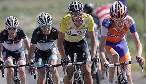 Radprofi Patrick Gretsch (2.v.r.) ist bei der USA Pro Cycling Challenge im Klassement zurückgefallen