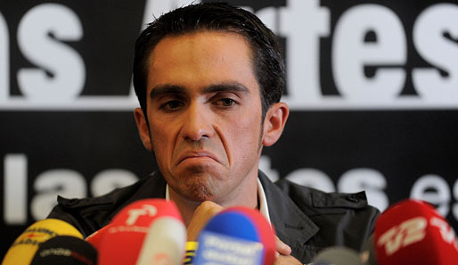 Trotz der zweijährigen Dopingsperre begann Alberto Contador schon wieder mit dem Training