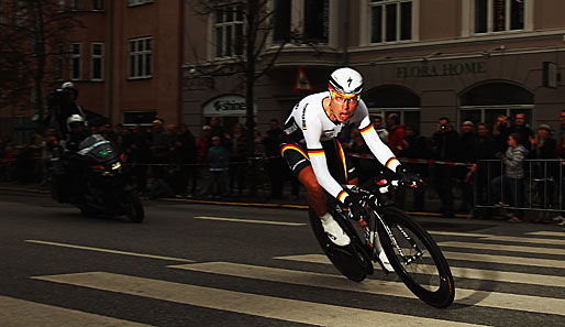 Tony Martin gewann im September 2011 bei der UCI-Straßen-Weltmeisterschaften Gold