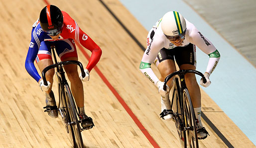 Victoria Pendleton hat sich bei der Bahn-WM in Melbourne die Goldmedaille im Sprint gesichert