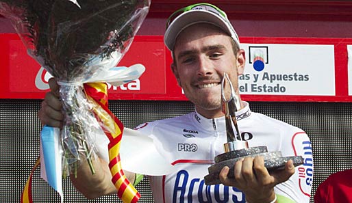 Der Thüringer John Degenkolb nach dem Sieg der zehnten Vuelta-Etappe