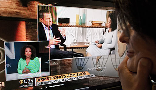 Lance Armstrongs Auftritt bei Oprah wurde zu einem großen Medienspektakel