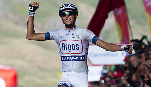 Der Franzose Warren Barguil hat seine zweite Vuelta-Etappe gewonnen