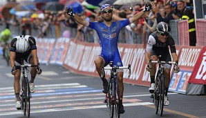 Nacer Bouhanni feierte beim Giro d'Italia bereits den zweiten Tagessieg