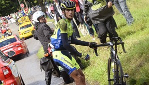 Bei der Tour de France stürzte Contador schwer