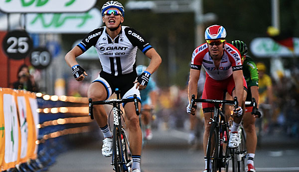 Marcel Kittel hat in Japan die Nase vorn - wie schon bei seinen vier Etappensiegen der Tour de France