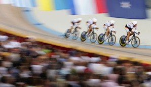 Der deutsche Vierer holte bei Bahnrad-WM in Paris Bronze