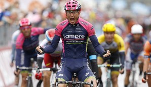 Sacha Modolo holte sich bei der 17. Etappe seinen zweiten Tagessieg beim Giro 2015